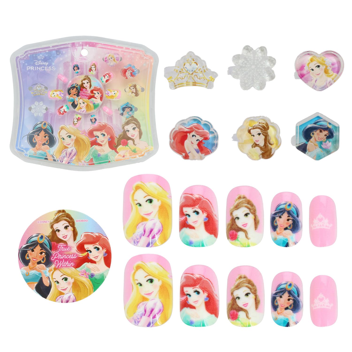 Amazon.co.jp: shobido 粧美堂 ディズニー ネイルチップ&リングセット